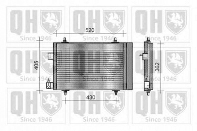 QUINTON HAZELL qcn322 -  Конденсатор, кондиционер